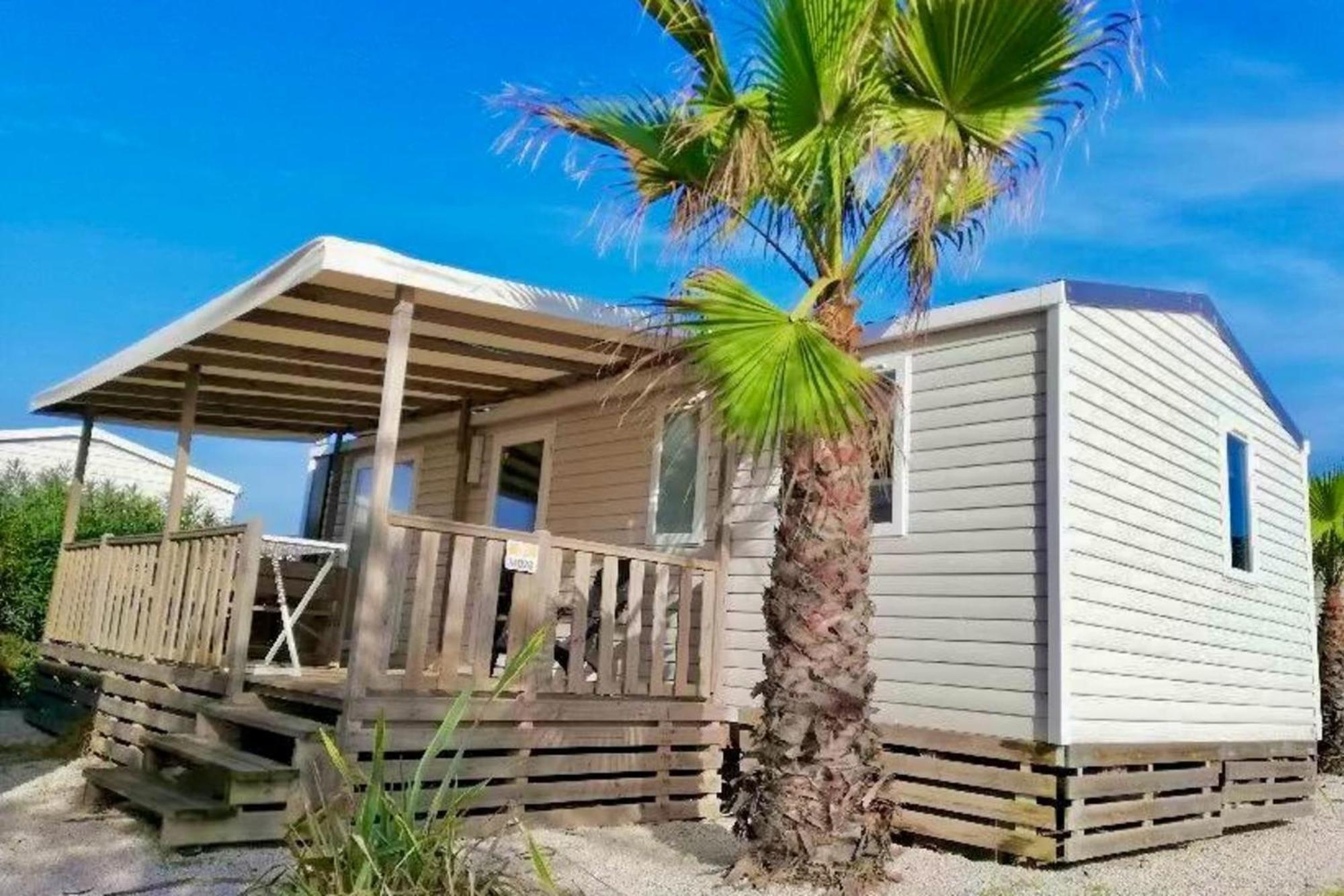 Mobile Home Camping Marvilla Parks Le Petit Mousse M028 Vias Eksteriør billede